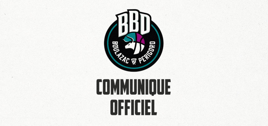 COMMUNIQUÉ OFFICIEL DU BBD